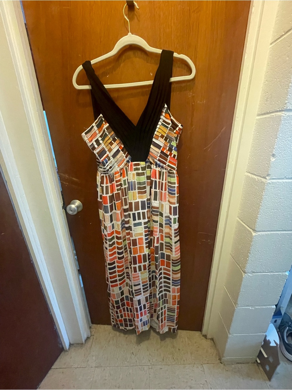 Dear Creatures paint chip maxi dressTrim